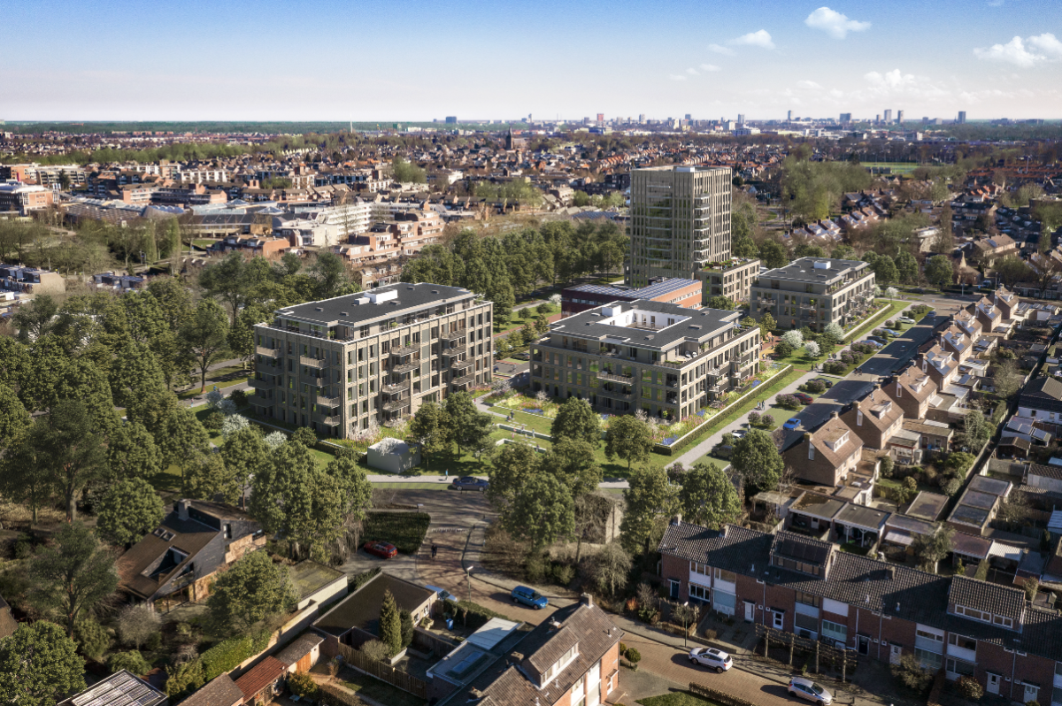 Vier-woongebouwen-Bossebaan