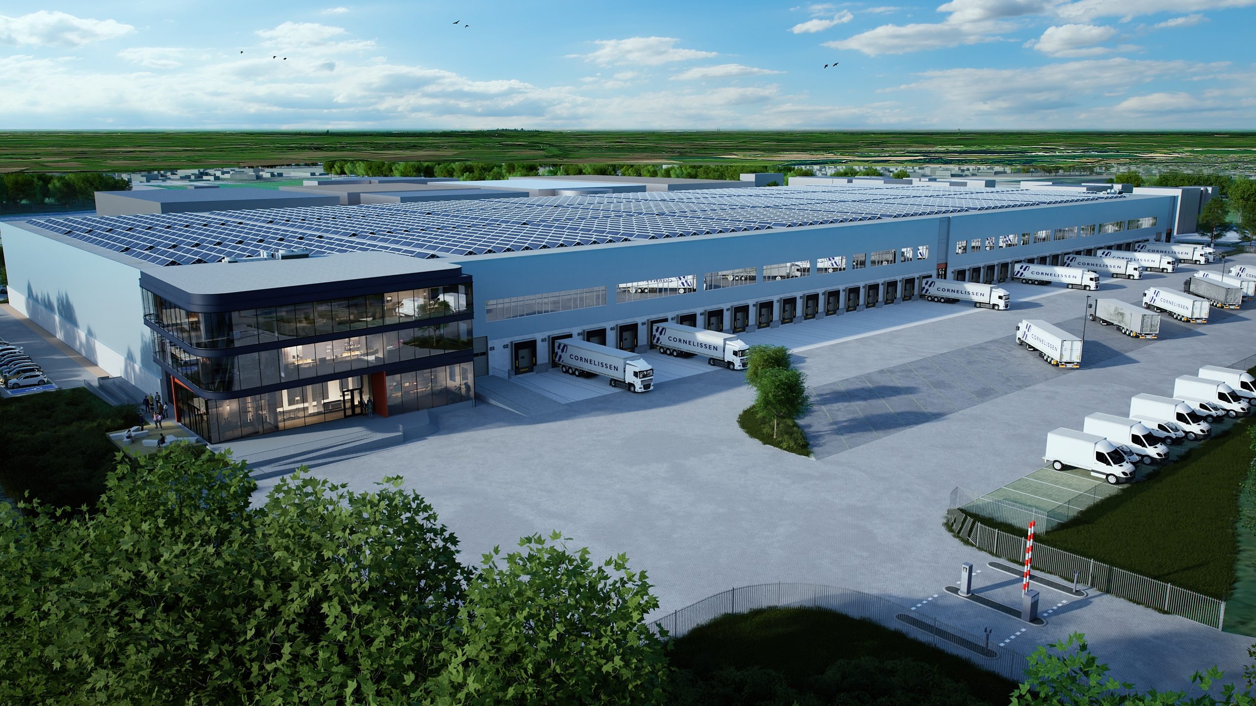 Artist-impression-nieuwbouw-BREEAM-logistiek-centrum-Beuningen